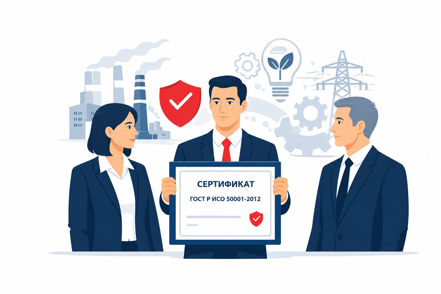 Оформление сертификата ГОСТ Р ИСО 50001-2012 в Абакане и по всей республике Хакасия